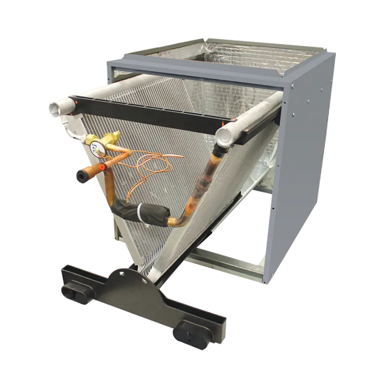 HEIL International Comfort Products EVD5X42M21A EVD5X series R-454B cased vertical aluminum V-evaporator coil 42k btu/hr 3.5 tons 21 in.
