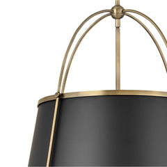 HINKLEY Hinkley 4895WS Clarke Medium Drum Chandelier 4-5W LED 4 Light 24.5 Inch