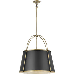 HINKLEY Hinkley 4895WS Clarke Medium Drum Chandelier 4-5W LED 4 Light 24.5 Inch