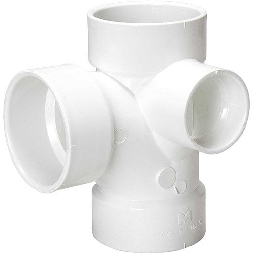 IPEX Ipex 192148L 3x3x3x2 pvc sant w/ls inlet