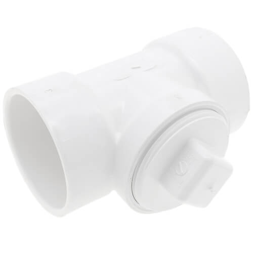 IPEX Ipex 192116AS 3 inch PVC DWV Cleanout Tee with Standard Plug