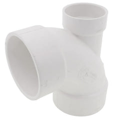 IPEX Ipex 192245 3 inch x 3 inch x 2 inch PVC DWV 90-Degree Elbow with 2 inch Low Heel Inlet