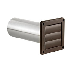 LAMBRO INDUSTRIES Lambro Industries 267B-B 4 inch Wall Exhaust Louvered Vent