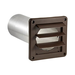 LAMBRO INDUSTRIES Lambro Industries 267B-B 4 inch Wall Exhaust Louvered Vent