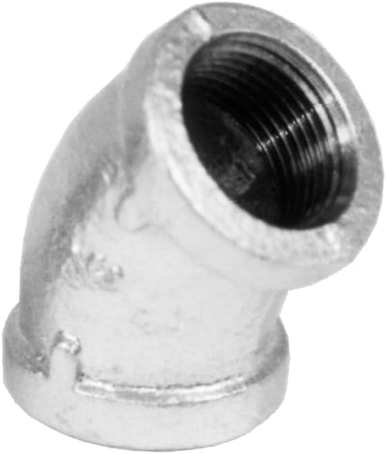 LEGEND VALVE Legend Valve 352-025 Galvanized 45 Elbow 1 inch 45 degree