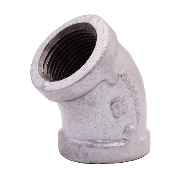 LEGEND VALVE Legend Valve 352-025 Galvanized 45 Elbow 1 inch 45 degree