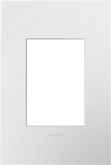 LEGRAND Legrand AWP1G3WH4 Pass & Seymour 1-Gang 3-Module Wall Plate 5.13 Inch H x 3.45 Inch W