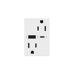LEGRAND Legrand ARTRUSB156ACW4 adorne duplex tamper-resistant 15a 125v