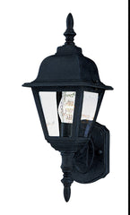 MAXIM Maxim 3005CLBK Builder Cast 1-Light Outdoor Wall Sconce 60W 16.75 Inch