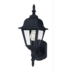MAXIM Maxim 3005CLBK Builder Cast 1-Light Outdoor Wall Sconce 60W 16.75 Inch