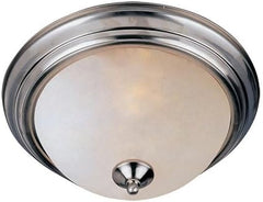 MAXIM Maxim 5849FTSN Two Light Flush Mount 60W 2-Light 11.5 inch width 6 inch height
