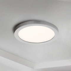 MAXIM Maxim 57692WTSN Chip 1-Light Flush Mount Light 15W 7 inches Wide