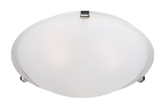MAXIM Maxim 2681FTSN Three Light Flush Mount 60W 16 inch Diameter