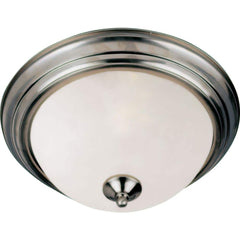 MAXIM Maxim 5841FTSN Essentials 2-Light Flush Mount Light 2 x 60W 13.5 Inch Wide 6 Inch High