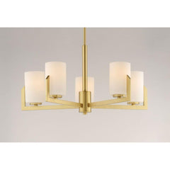 MAXIM Maxim 21286SWSBR Dart 5-Light 26 Inch Chandelier 60W