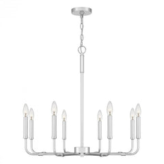 QUOIZEL Quoizel ABR5028C Abner Chandelier 8-Light 60W 28 Inch