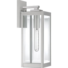 QUOIZEL Quoizel WVR8406SS Westover 1-light 17 inch stainless steel outdoor wall lantern 100W