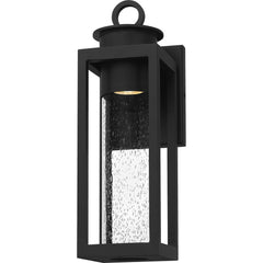 QUOIZEL Quoizel DGL8405MBK Donegal outdoor wall lantern 7 watt 1-light 14.75 inch
