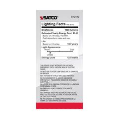 SATCO Satco S12442 A19 LED 12.5 Watt 100 Watt Replacement 4-Pack