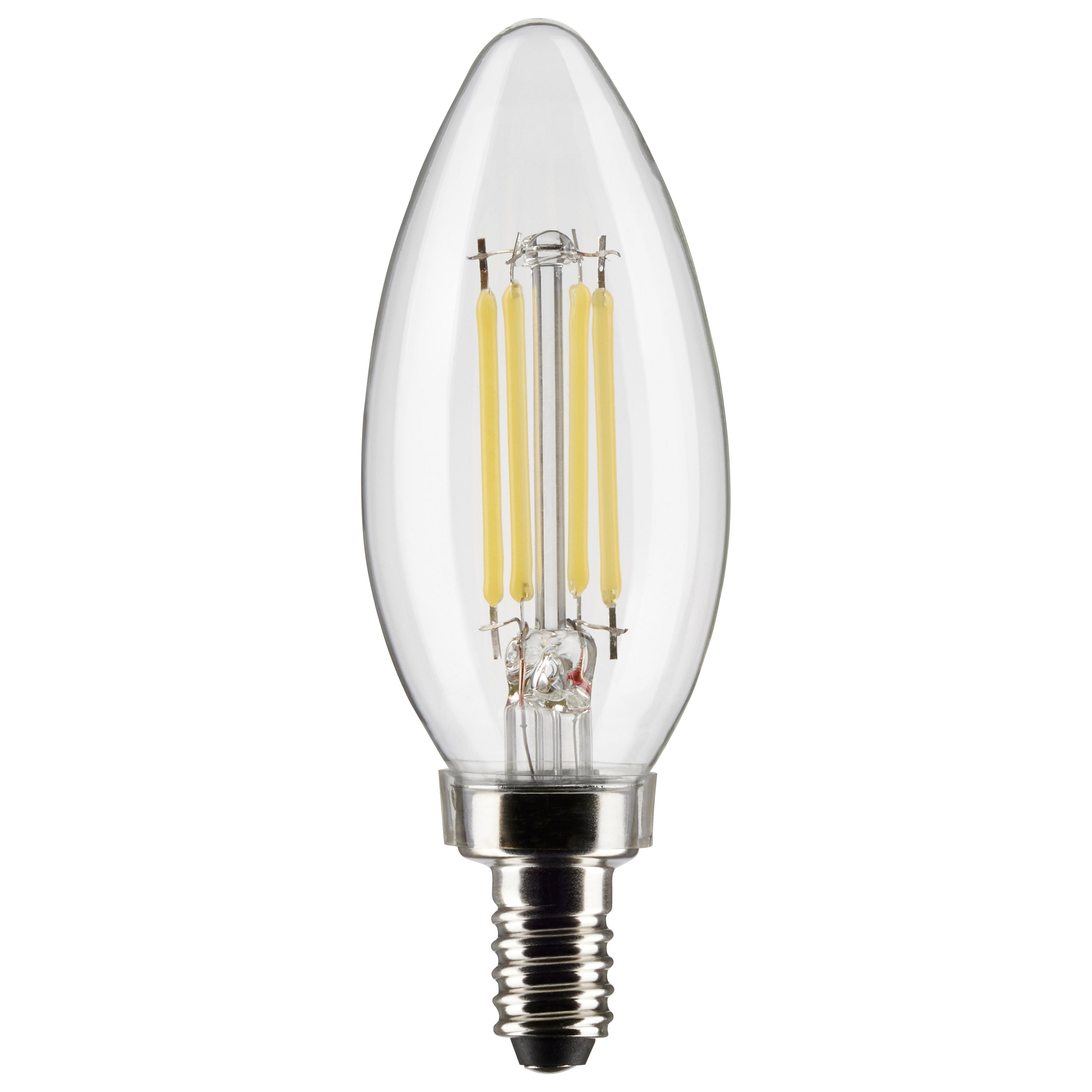 SATCO Satco S21827 B11 LED bulb 5.5 watt 2-pack replacement S21733