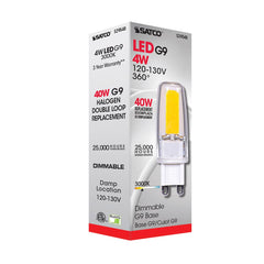SATCO Satco s29548 jcd led 4 watt g9 base 120-130 volt 360 degree