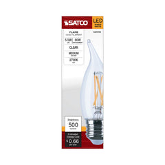 SATCO Satco S21318 5.5 watt CA10 LED filament 300 degree beam angle