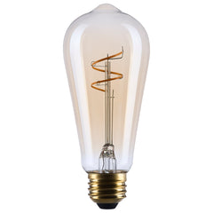 SATCO Satco S14206 ST19 LED lamp 3.5 watt 2000K CCT medium base dimmable 120 volt