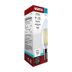 SATCO Satco S11345 C11 LED Filament 8 Watt 300 Degree