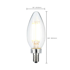 SATCO Satco S11345 C11 LED Filament 8 Watt 300 Degree