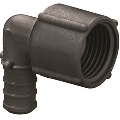VIEGA Viega 43233 Zero Lead Polyalloy Pex Crimp Lav Elbow With Plastic Nut 1/2 Inch 90 Degree