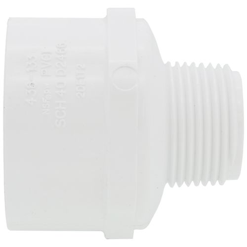 SPEARS Spears 436-133 PVC SCH 40 Reducing Male Adapter 1 in x 1-1/2 in