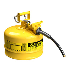 JUSTRITE Justrite 7225220 Type II AccuFlow Steel Safety Can 2.5 Gal. 5/8 inches Metal Hose 103745207