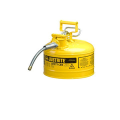 JUSTRITE Justrite 7225220 Type II AccuFlow Steel Safety Can 2.5 Gal. 5/8 inches Metal Hose 103745207