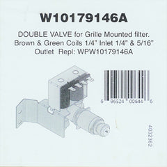 WHIRLPOOL Whirlpool W10179146 Water Inlet Valve 120V (5 x 4 x 6 Inches) Replaces W11563185 W10155357