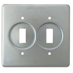 ABB Abb s322-tb 2 gang device box cover 2 switch
