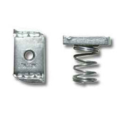 ABB Abb B-911-3/8 spring nut 3/8-16 UNC thread 5/16 in THK for use with 1-1/2 in deep channel