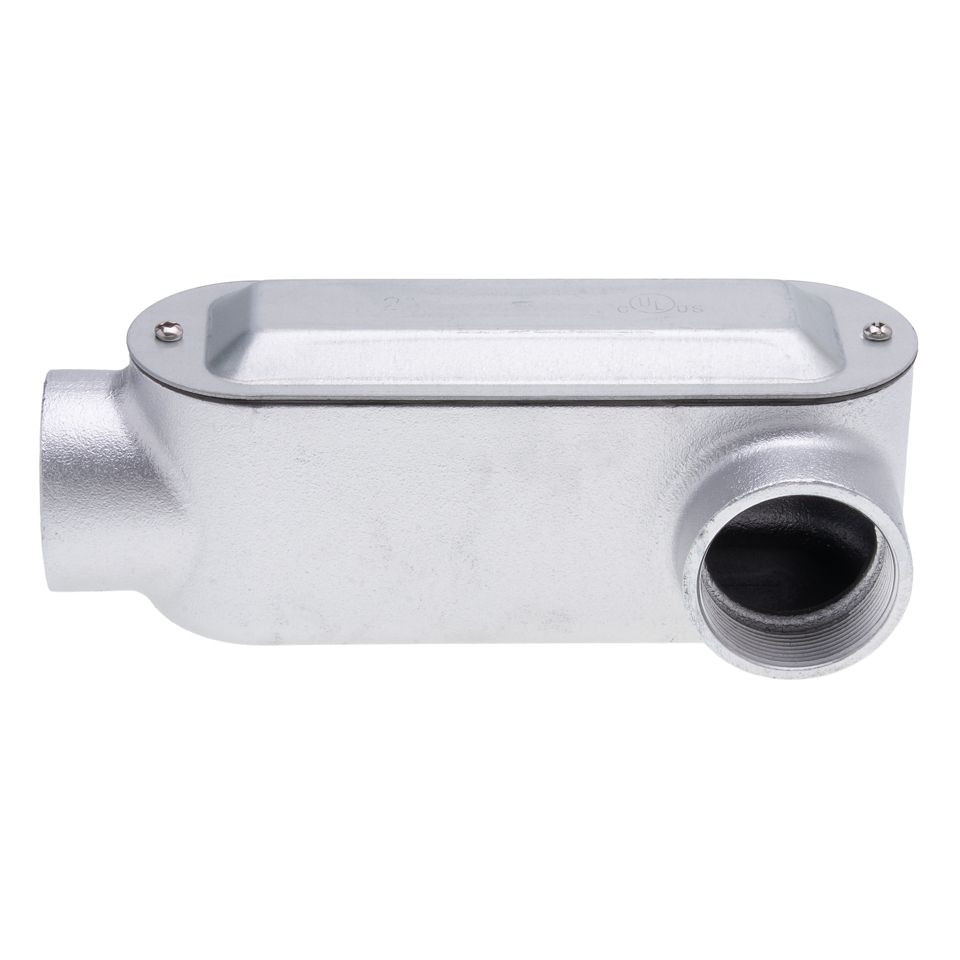 BRIDGEPORT FITTINGS Bridgeport Fittings LL-66CG 2 IN Ll Rgd Cond. Body Mall 90 Degree
