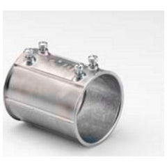 BRIDGEPORT FITTINGS Bridgeport Fittings 246-DC Ball Burnished Zinc Die Cast EMT Set-Screw Coupling 2-1/2 Inch