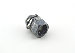 BRIDGEPORT FITTINGS Bridgeport Fittings 251-DC2 Ball Burnished Zinc Die Cast EMT Compression Connector 3/4 Inch