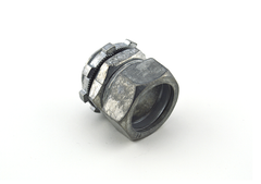 BRIDGEPORT FITTINGS Bridgeport Fittings 251-DC2 Ball Burnished Zinc Die Cast EMT Compression Connector 3/4 Inch
