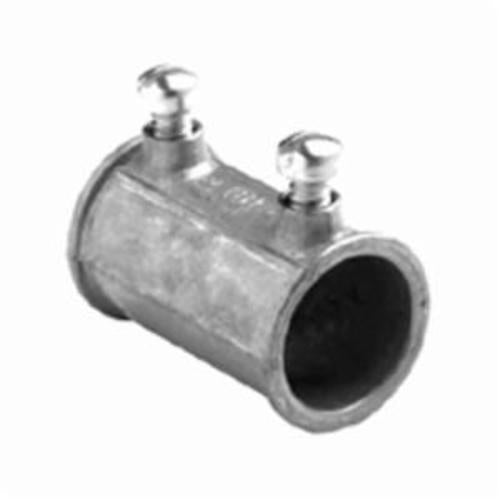 BRIDGEPORT FITTINGS Bridgeport Fittings 244-DC Ball Burnished Zinc Die Cast EMT Set-Screw Coupling 1-1/2 Inch