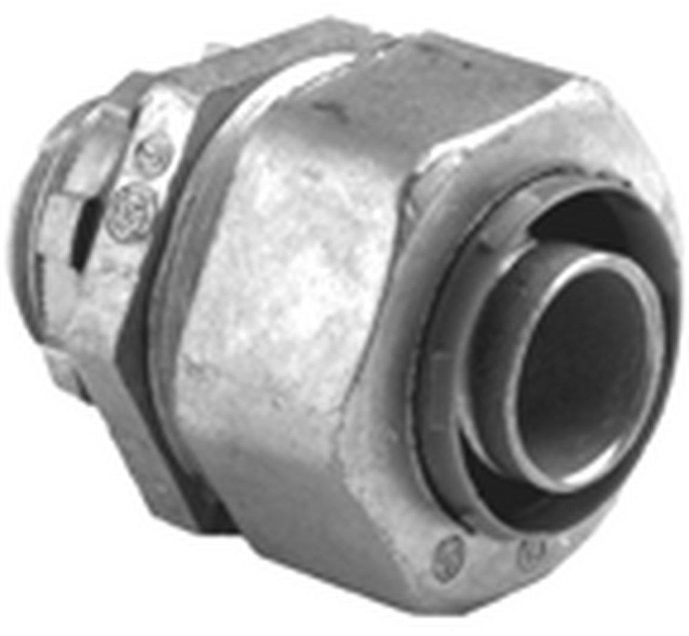 BRIDGEPORT FITTINGS Bridgeport Fittings 430LT2 Conduit Male Zinc Die Cast Connection 1/2 in. Straight 15430
