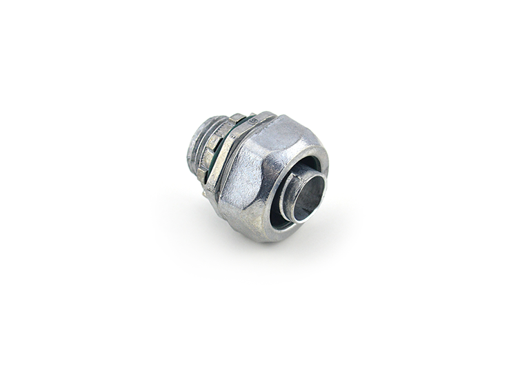 BRIDGEPORT FITTINGS Bridgeport Fittings 430LT2 Conduit Male Zinc Die Cast Connection 1/2 in. Straight 15430