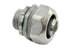 BRIDGEPORT FITTINGS Bridgeport Fittings 430LT2 Conduit Male Zinc Die Cast Connection 1/2 in. Straight 15430