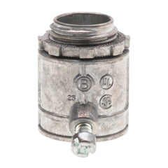 BRIDGEPORT FITTINGS Bridgeport Fittings 507-DC2 Conduit Connector Flex Set-Screw Straight Zinc Die Cast 1/2 in