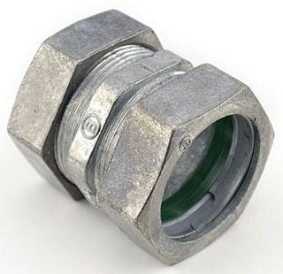 BRIDGEPORT FITTINGS Bridgeport Fittings 262-RT Raintight Compression Coupling 1 in.