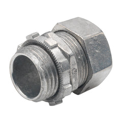 BRIDGEPORT FITTINGS Bridgeport Fittings 250-DC2 1/2 Inch Ball Burnished Zinc Die Cast EMT Compression Connector