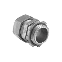BRIDGEPORT FITTINGS Bridgeport Fittings 250-DC2 1/2 Inch Ball Burnished Zinc Die Cast EMT Compression Connector