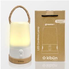 BULBRITE Bulbrite K80161 Cordless Table Lamp Groove+ 260 Lumens 7.250 in H x 4.580 in D