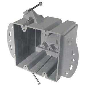 CANTEX Cantex EZ48DN EZ-Box Residential Gang Box 48 cu-in Capacity 2 Gangs